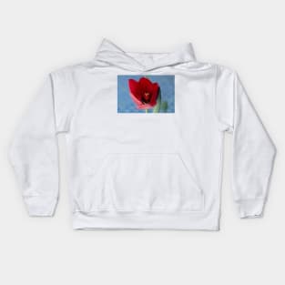 9216 red tulip Kids Hoodie